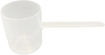82 mL (82 CC | 2.77 Oz.) Long Handle Plastic Measuring Scoop for Coffee, Protein Powder, Pet Food, Spices, Grains, Dry Goods – Food-Grade BPA-Free (Pack of 1)