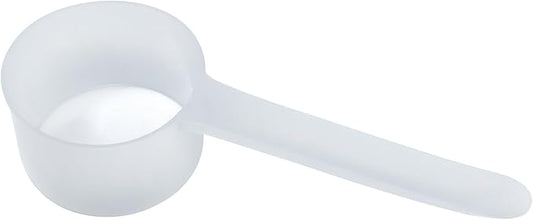 2 Tablespoon (1 Oz. | 6 Teaspoon | 29.6 mL) Long Handle Plastic Measuring Spoon for Coffee, Protein Powder, Spices, Grains, Dry Goods – Food-Grade BPA-Free (Pack of 1)