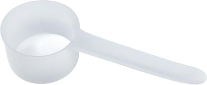 48 mL (48 CC | 1.62 Oz.) Long Handle Plastic Measuring Scoop for Coffee, Protein Powder, Pet Food, Spices, Grains, Dry Goods – Food-Grade BPA-Free (Pack of 1)
