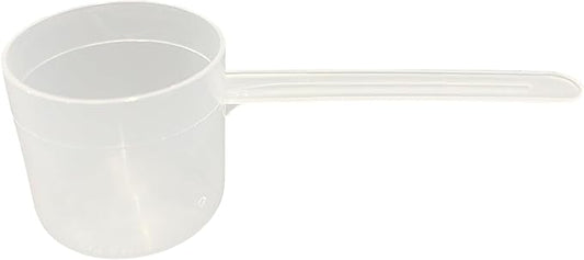 55 mL (55 CC | 1.86 Oz.) Long Handle Plastic Measuring Scoop for Coffee, Protein Powder, Pet Food, Spices, Grains, Dry Goods – Food-Grade BPA-Free (Pack of 1)
