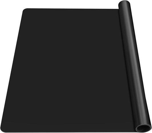 Gartful Oversize Silicone Mat for Crafts, 31.5 x 23.6 inches 1.2mm Thick Silicone Craft Pad for Jewelry Casting Resin Molds, Countertop Protector, Nonstick Placemat, Counter Table Mat, Black