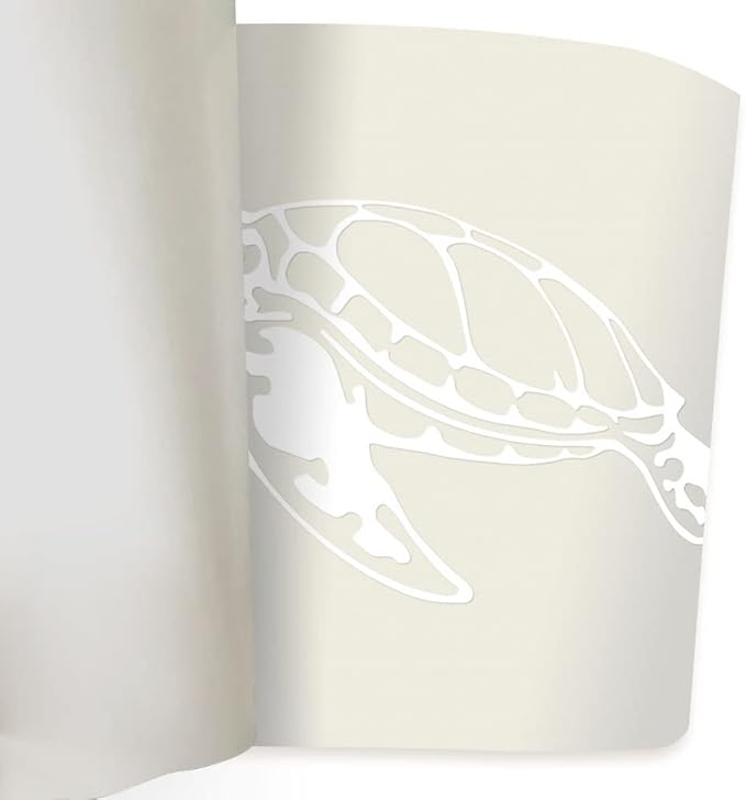 WIRESTER 6 inch Clear Vinyl Decal Sticker Decoration for Car Window (Or Any Flat Surface) - Sea Turtle