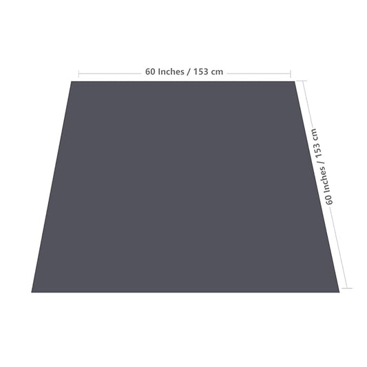 Baby Splat Mat for Under High Chair, 60 x 60 Inch Splash Mat, Waterproof and Washable Spill Mat, Anti-Slip Floor Protector