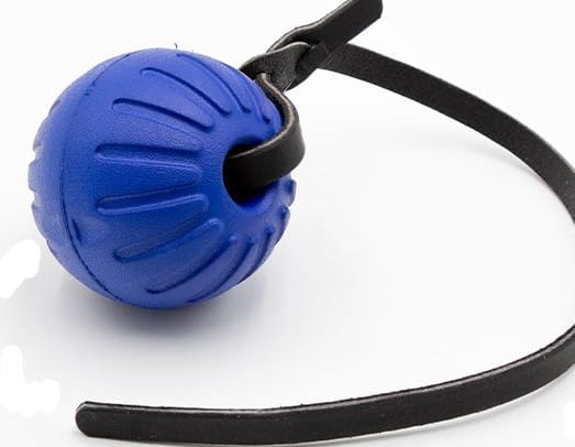 Leerburg Foam Ball with Latigo Leather Strap