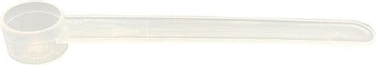 1.5 mL (1.5 CC) Long Handle Plastic Measuring Spoon for Coffee, Protein Powder, Pet Food, Spices, Grains, Dry Goods – Food-Grade BPA-Free (Pack of 5)