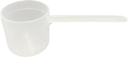 67 mL (67 CC | 2.27 Oz.) Long Handle Plastic Measuring Scoop for Coffee, Protein Powder, Pet Food, Spices, Grains, Dry Goods – Food-Grade BPA-Free (Pack of 25)