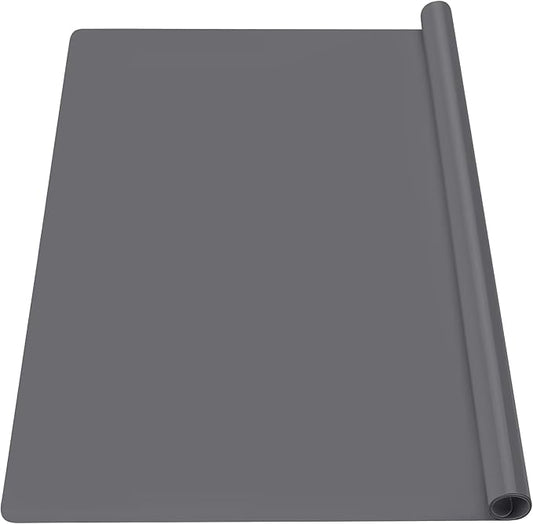 Gartful Silicone Craft Sheet Dark Gray 27.6" x 19.7" - Large Nonstick Nonskid Desk Work Mat & Countertop Protector