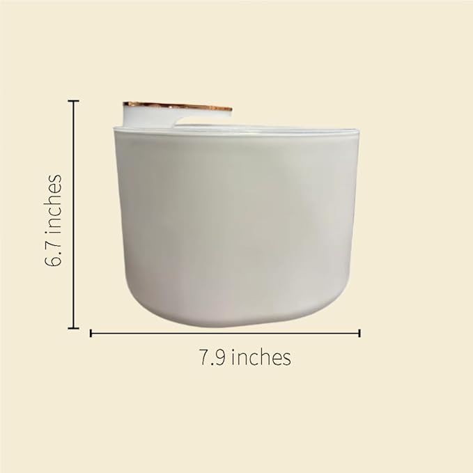 102oz/3L Cat Water Fountain Inside,FRENDIPAW,Ultra-Quiet Pet Water Bowl Dispenser with Dual Filtration System, BPA-Free Automatic Dog Water Fountain for Cats & Small Dogs, Easy to Clean-for Pet