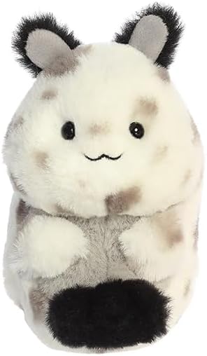 Aurora® Playful Rolly Pet™ Serendipity Sea Bunny™ Stuffed Animal - Compact Size for On-the-Go Fun - for Adults, Kids, Birthdays, and Anniversaries - White 5 Inches