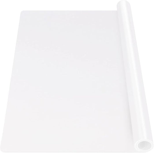 Gartful Oversize Transparent Silicone Mat, Countertop Protector, 27.6X 19.7 inches Silicone Sheet for Crafts Resin Jewelry Casting Mat Pad Nonstick Table Placemat