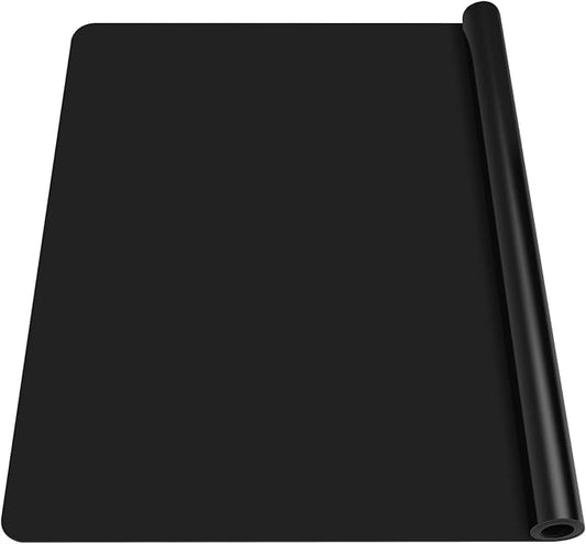 Gartful Black Silicone Mat for Crafts, 35.4 x 23.6 x 0.06 inches Silicone Craft Mat, Extra Large Silicone Sheet Thick Pad for Jewelry Casting Resin Molds, Painting, Counter Table, Placemat, Non-Slip