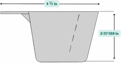 5 Oz. (2/3 Cup | 150 mL) Scoop for Coffee, Protein Powder, Pet Food, Spices, Grains and Dry Goods – Plastic Food-Grade, BPA-Free Measuring Cup (Pack of 5)