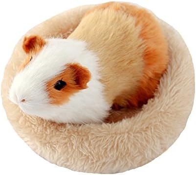 Hamster Bed Soft Warm Cushion for Small Animal - Comfortable Sleep Mat Pad for Guinea Pigs/Hedgehog/Squirrel/Mice/Rats/Chinchilla Nest House