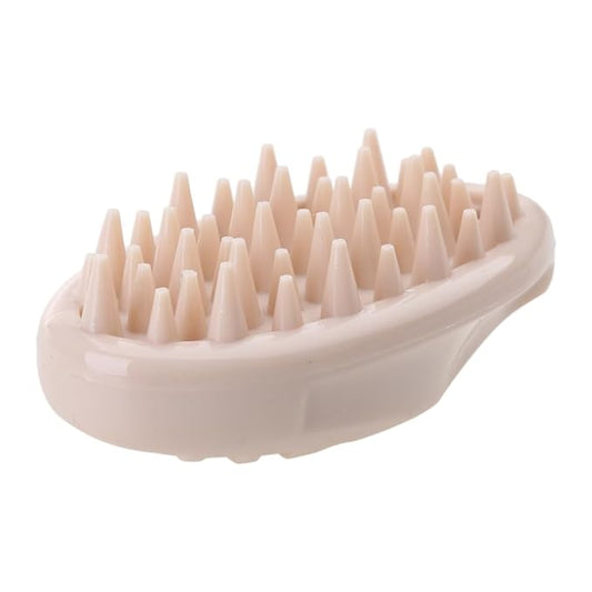 Great Grooming Comb for Shampooing and Massaging Dogs Cats Small Animals Soft Rubber Bristles Gentle Message cat massage brush