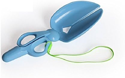 Scissor Style Scooper a Great Solution for Pet Dogs Waster Clean (Blue)