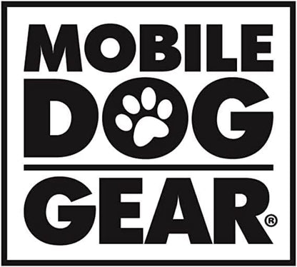 Mobile Dog Gear Week Away Dog Travel Bag (12"x6"x11", Heathered Gray) - Includes 2 Pet Food Storage Containers + 2 Collapsible Dog Water Bowls - Airline Approved Accessories, Great for Weekend Trips