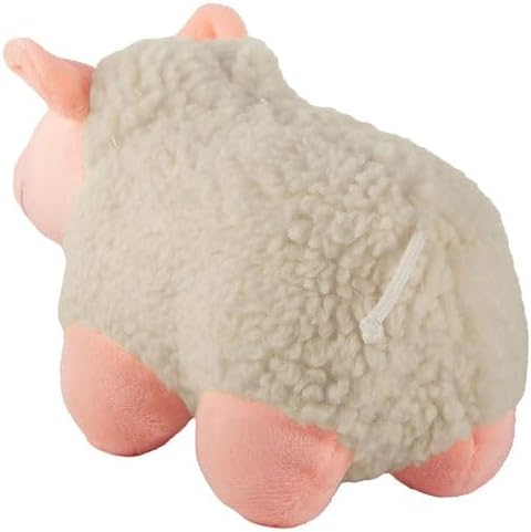 Jeffers Pet Plush Dog Toy with Squeaker, Fleecy Lamb 9"– Soft Plush Interactive Puppy Toy for Chewing, Fetch, Indoor Outdoor Play for Small Medium Dogs, Machine Washable, Perfect