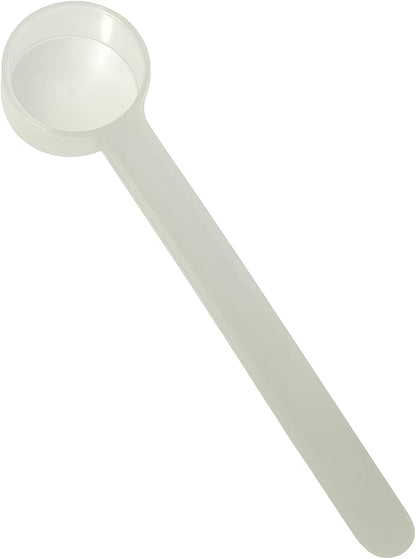 1 Teaspoon (1/3 Tablespoon | 5 mL) Long Handle Plastic Measuring Spoon for Coffee, Protein Powder, Pet Food, Spices, Grains, Dry Goods – Food-Grade BPA-Free (Pack of 1)