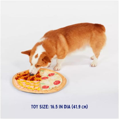 Joyhound Classroom Snuffle Puzzle Pizza Burrow & Play Mat Dog Toy