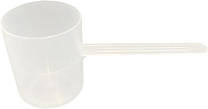 82 mL (82 CC | 2.77 Oz.) Long Handle Plastic Measuring Scoop for Coffee, Protein Powder, Pet Food, Spices, Grains, Dry Goods – Food-Grade BPA-Free (Pack of 25)