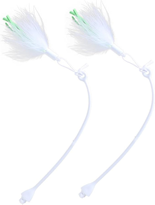 Gardner Pet Pack of 2 Cat Teaser Stick Refills 5 in 1 Hide and Seek Cat Toys