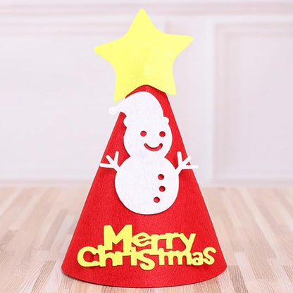 5 Pcs Christmas Dog Hats Cute Cats Party Hats Pet Set Dogs Santa Hats Puppies Kittens Grooming Accessories Costumes. (Small Christmas B)