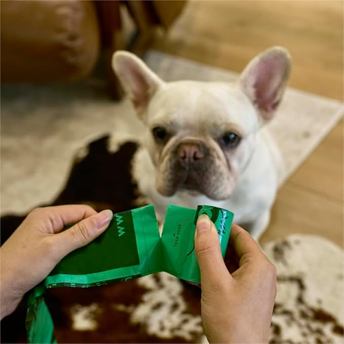 Green Sheep Dog Poop Bags, 65% GRS Certified Recycled PE, Unscented Dog Waste Bags, 270 Count Rolls for Dogs & Cats, Litter Bags for Pet Waste Disposal