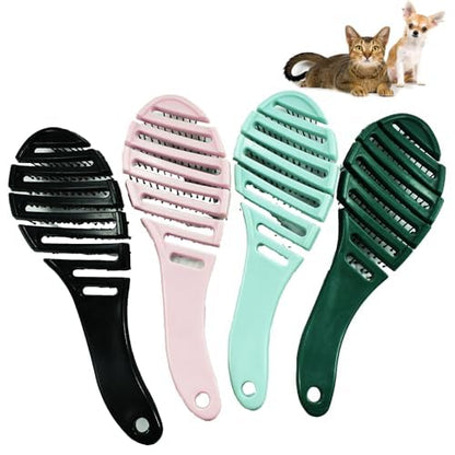 Small Dog Grooming Brush - Perfect for Shih Tzus, Yorkies, and Maltipoos - Ideal Puppy Hair Brushes for Maltese and Small Breeds (Pink)