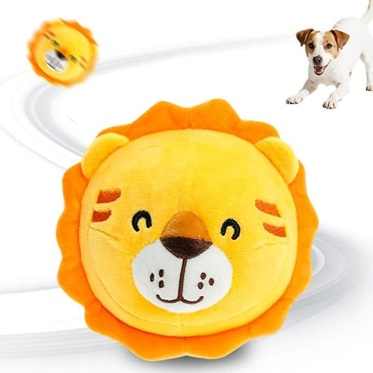 Interactive Dog Toys, 2026 New Active Moving Pet Plush Toy, Rechargeable Squeaky Dog Ball Toy with Talking Sound, Washable Cartoon Pig Plush Toy (#11)