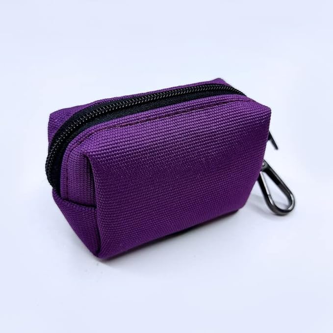 Joyride Harness Poop Bag Dispenser - 1 Additional Roll of Premium 9”x13” Poop Bags Included, D-Clip Attaches to Leash or Harness - Fits Standard Doggy Waste Bag Rolls