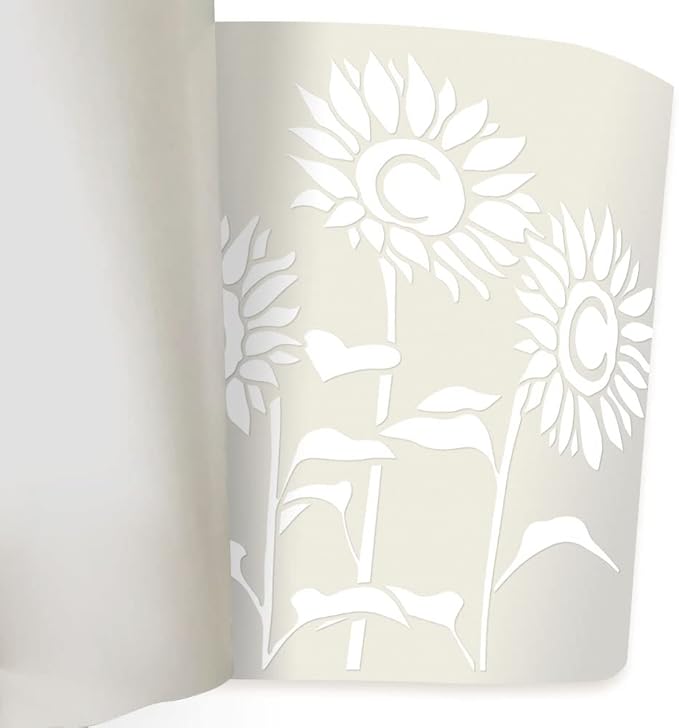 WIRESTER 6 inch Clear Vinyl Decal Sticker Decoration for Car Window (Or Any Flat Surface) - Sunflower