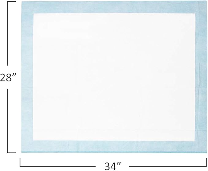 BV Puppy Pads XL 40 Count 34"x28" - Leak-Proof Pee Pads for Dogs with 6-Layer Design, Rapid Dry Sheet & Attractant - Dog Pad Extra Large with Odor Control - Perfect for Big Dogs & Indoor Use