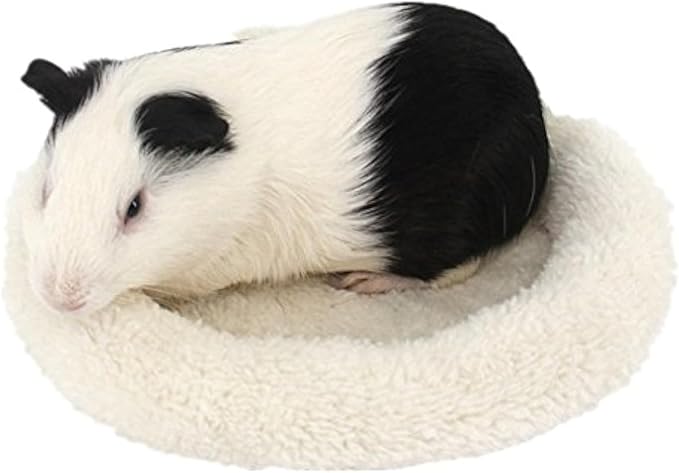 BWOGUE Hamster Bed,Round Velvet Warm Sleep Mat Pad for Hamster/Hedgehog/Squirrel/Mice/Rats and Other Small Animals
