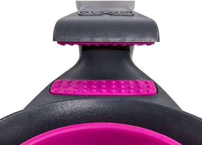 Dexas Pets Collapsible KlipScoop Collapsible Dry Dog Food Scoop and Dog Food Bag Clip, 2 Cup Capacity, Fuchsia