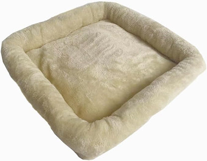 SHENGOCASE Cat Tree Tower Accessories Replacement Parts Top Cushion Bed Cover for Cat Perch with Elastic Band (13.8" x 13.8", Beige)