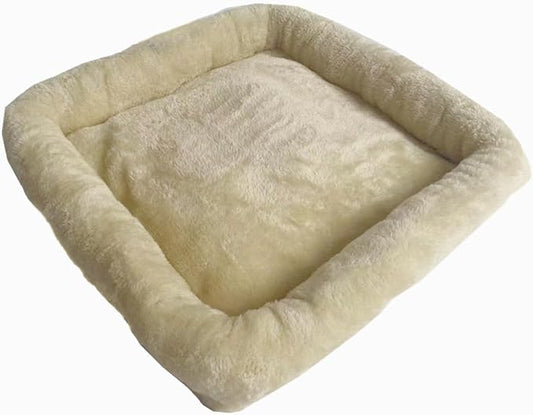 SHENGOCASE Cat Tree Tower Accessories Replacement Parts Top Cushion Bed Cover for Cat Perch with Elastic Band (15.7" x 15.7", Beige)