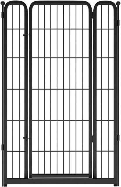 FXW Homeplus Unleashed Dog Playpen Designed for Indoor Use, 1 Add-on Gate, 45" Height for Large Dogs, Black │Patented