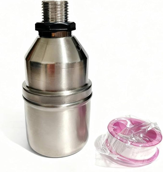 304 Stainless Steel Water Level Float Valve 3/4 Inch - Ideal for Livestock Troughs, Water Tanks, Pools, Fish Tanks