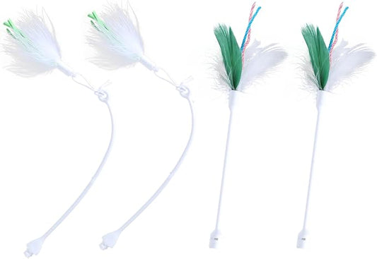 Gardner Pet 4 Pcs Attachment Refills for The Top and Down Part of Hide and Seek Cat Toy