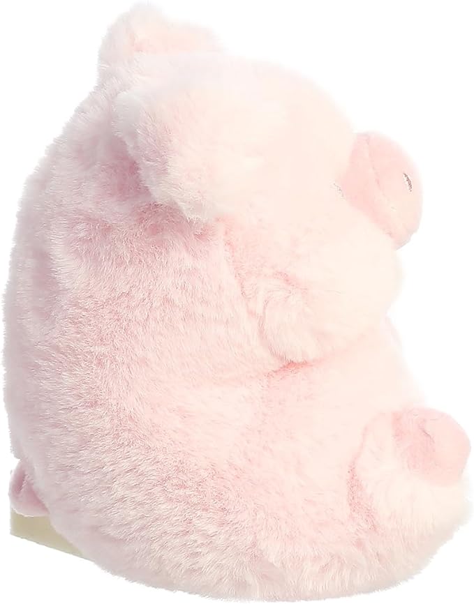 Aurora® Playful Rolly Pet™ Prankster Pig™ Stuffed Animal - Compact Size for On-the-Go Fun - for Adults, Kids, Birthdays, and Anniversaries - Pink 5 Inches
