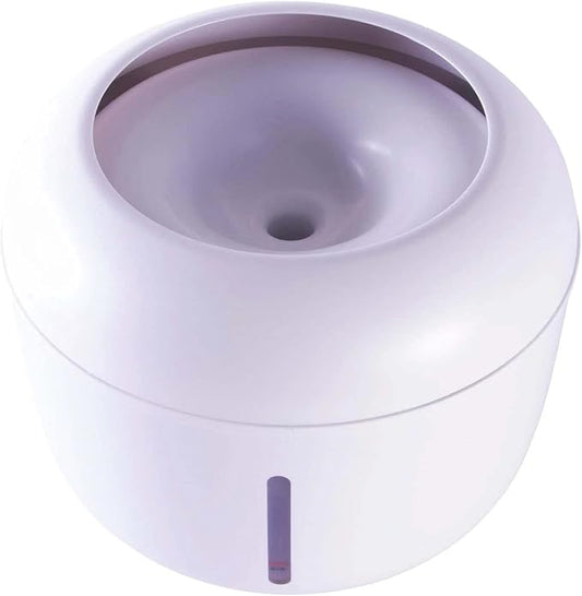 Pet Life ® 'Moda-Pure' Ultra-Quiet Filtered Automatic Dog and Cat Fountain Waterer or Feeder with Automatic Shutoff Feature - Includes Filter