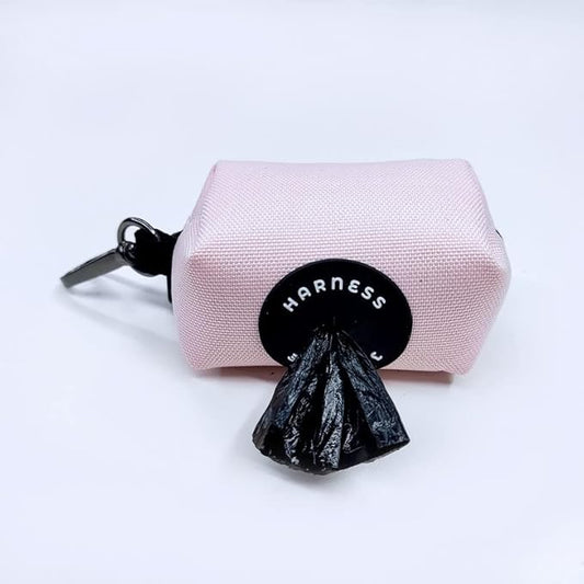 Joyride Harness Poop Bag Dispenser - 1 Additional Roll of Premium 9”x13” Poop Bags Included, D-Clip Attaches to Leash or Harness - Fits Standard Doggy Waste Bag Rolls