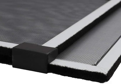 FLYZZZ Adjustable Sliding Window Screen Horizontal (15.74 ''H x 21-40''W) 2 Packs Expandable Window Screen Replacement for Home Medium