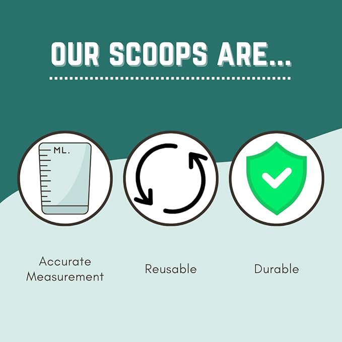 13 mL (13 CC) Long Handle Plastic Measuring Spoon for Coffee, Protein Powder, Pet Food, Spices, Grains, Dry Goods – Food-Grade BPA-Free (Pack of 1)