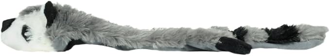 Hyper Pet Critter Skinz Raccoon Stuffless Dog Toy, Medium