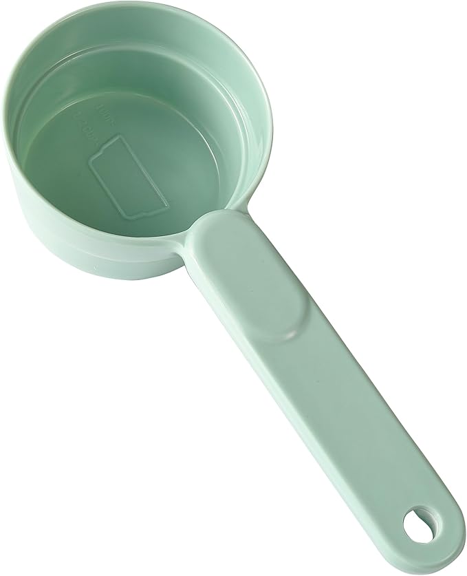 Dog Food Scoop 1 Cup 1/2 Cup - Melamine Dog Food Measuring Cup, Pet Food Scoop for Dog Cat...Comfortable Long Handle for Easy to Scoop Food