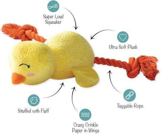Fringe Studio Plush Dog Toy, Sweet Little Chick, Pet Shop Collection (314137)