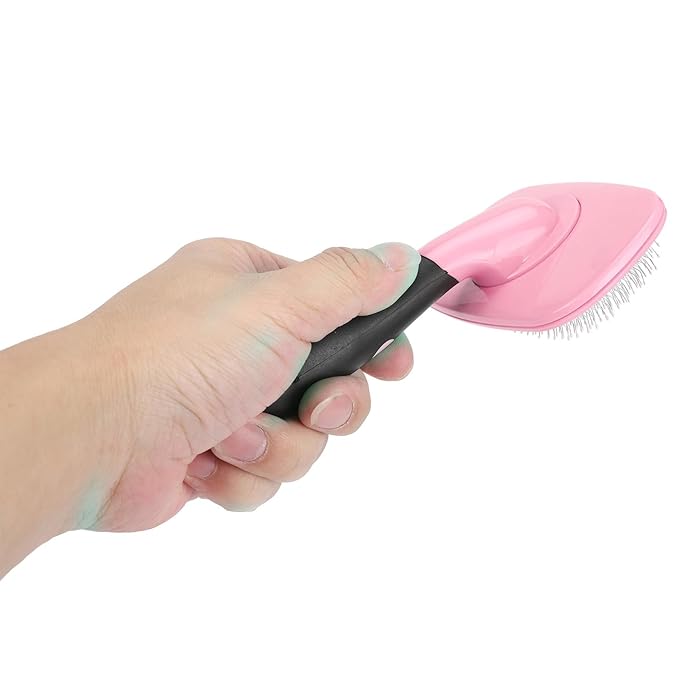 GLOGLOW Pet Hair Comb, Cat Dog Cleaning Hair Massage Comb 360° Rotation Deshedding Slicker Brush Pet Removal Comb Grooming Tool()