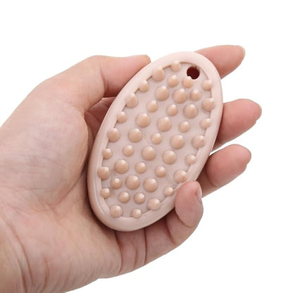 Great Grooming Comb for Shampooing and Massaging Dogs Cats Small Animals Soft Rubber Bristles Gentle Message cat massage brush