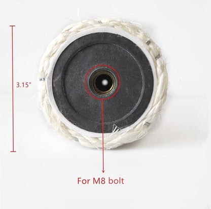 SHENGOCASE Cat Tree Tower Accessories Replacement Post 17.7" L,Ø 3.15" Pole with M8 Bolt, DIY Cat Scratching Post Replacement Parts Pole